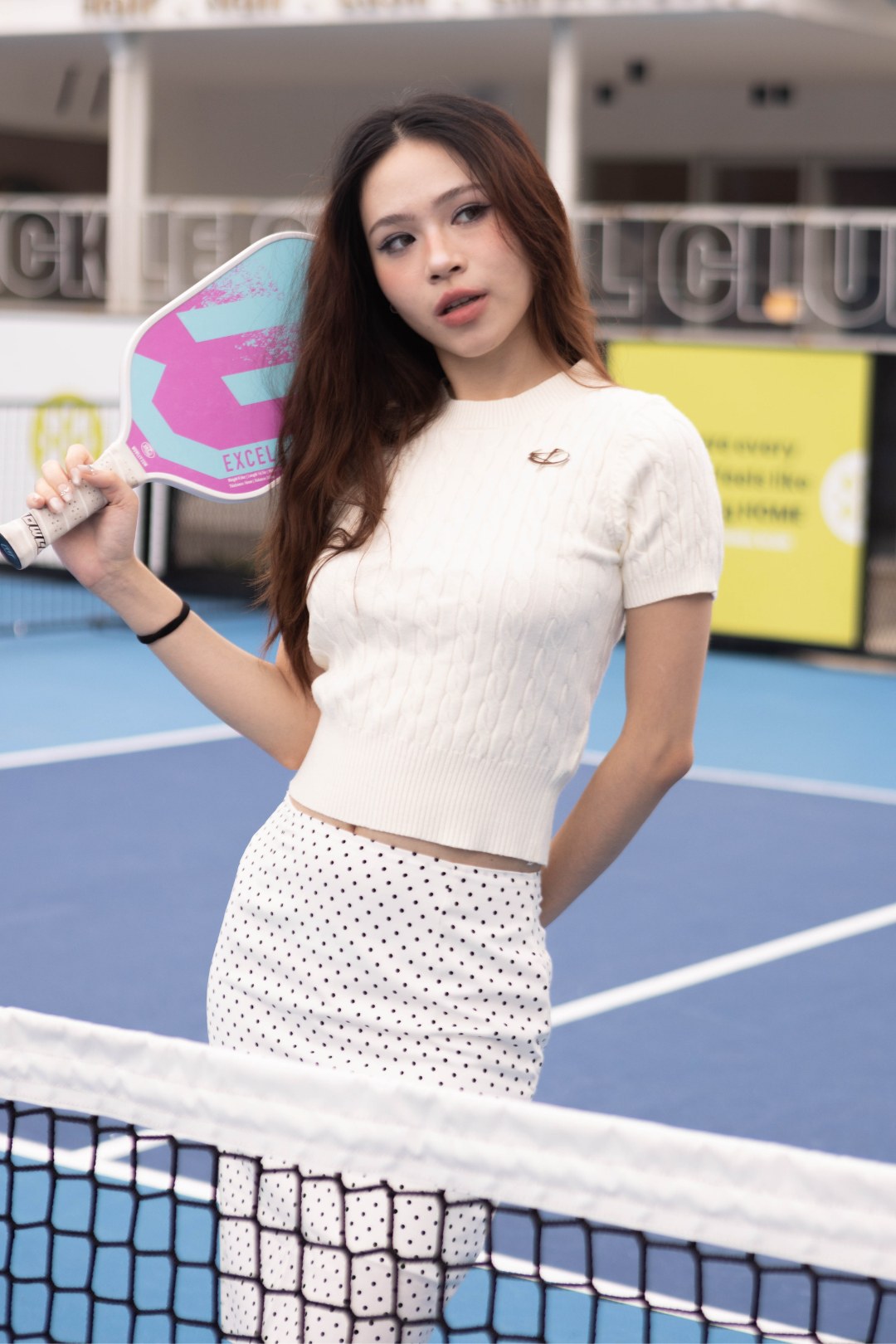 BEIGE KNIT TOP