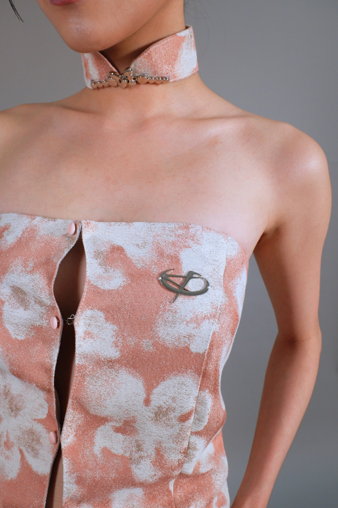 CORSET & SINGLET COLLAR PINK