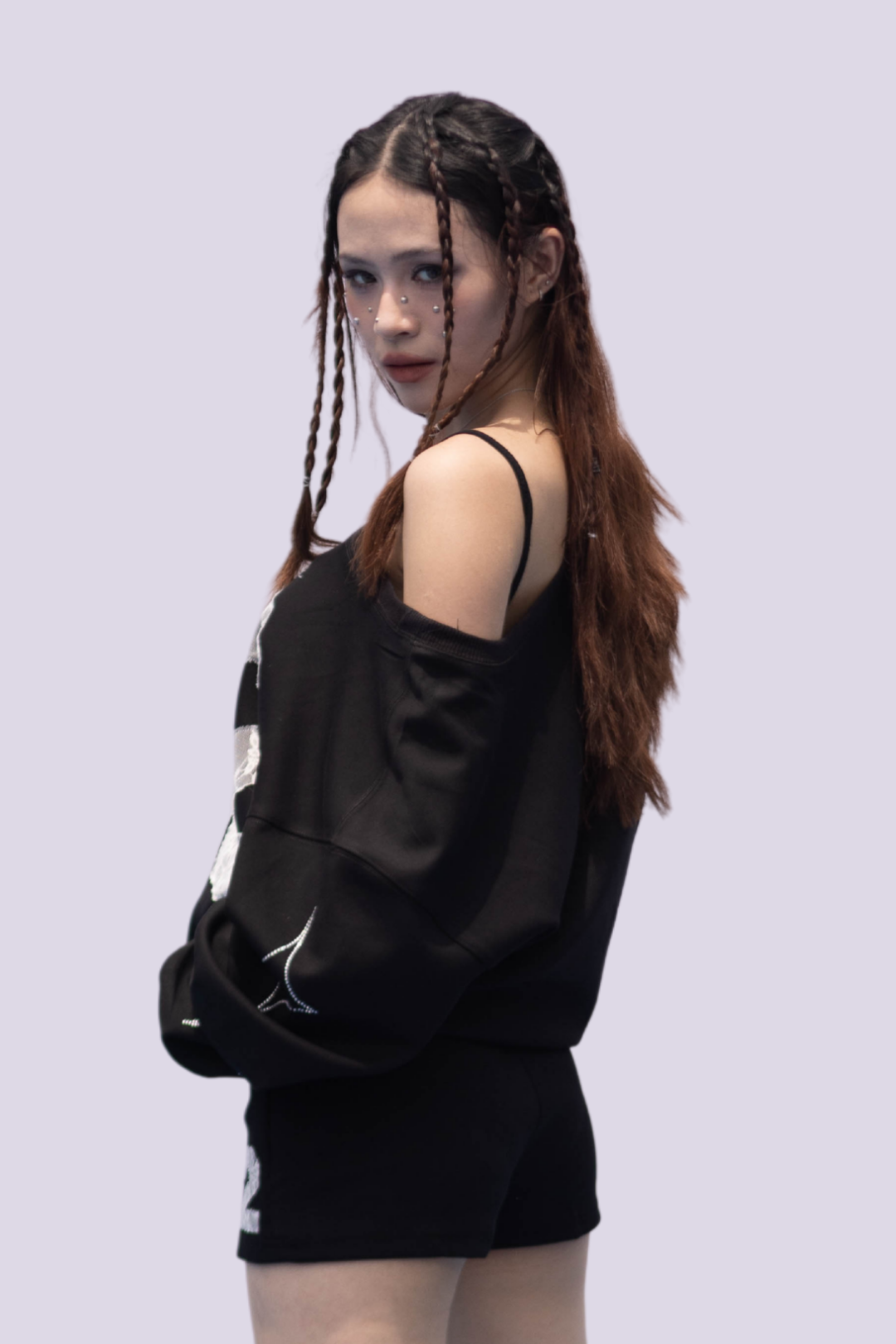 BLACK LONG SLEEVE WITH LACE